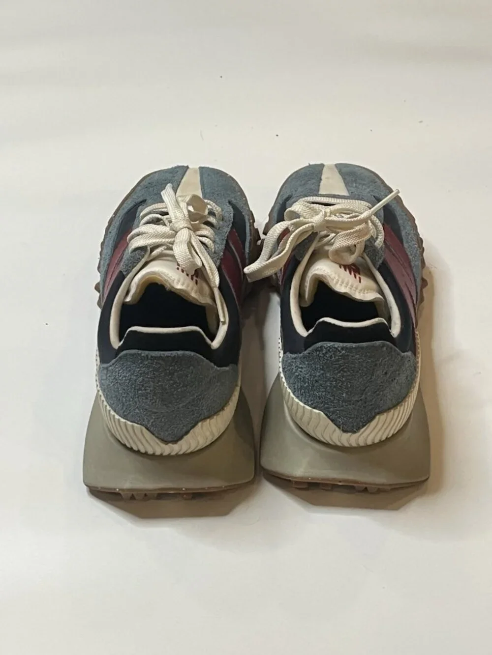 New Balance XC-72 Sample Sneakers Men's Approx Sz 10 Blue Burgundy Suede